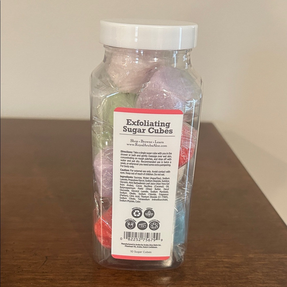 Exfoliating Sugar Cubes by Aruba Aloe